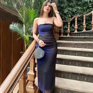 ZARA Fitted Midi Dress